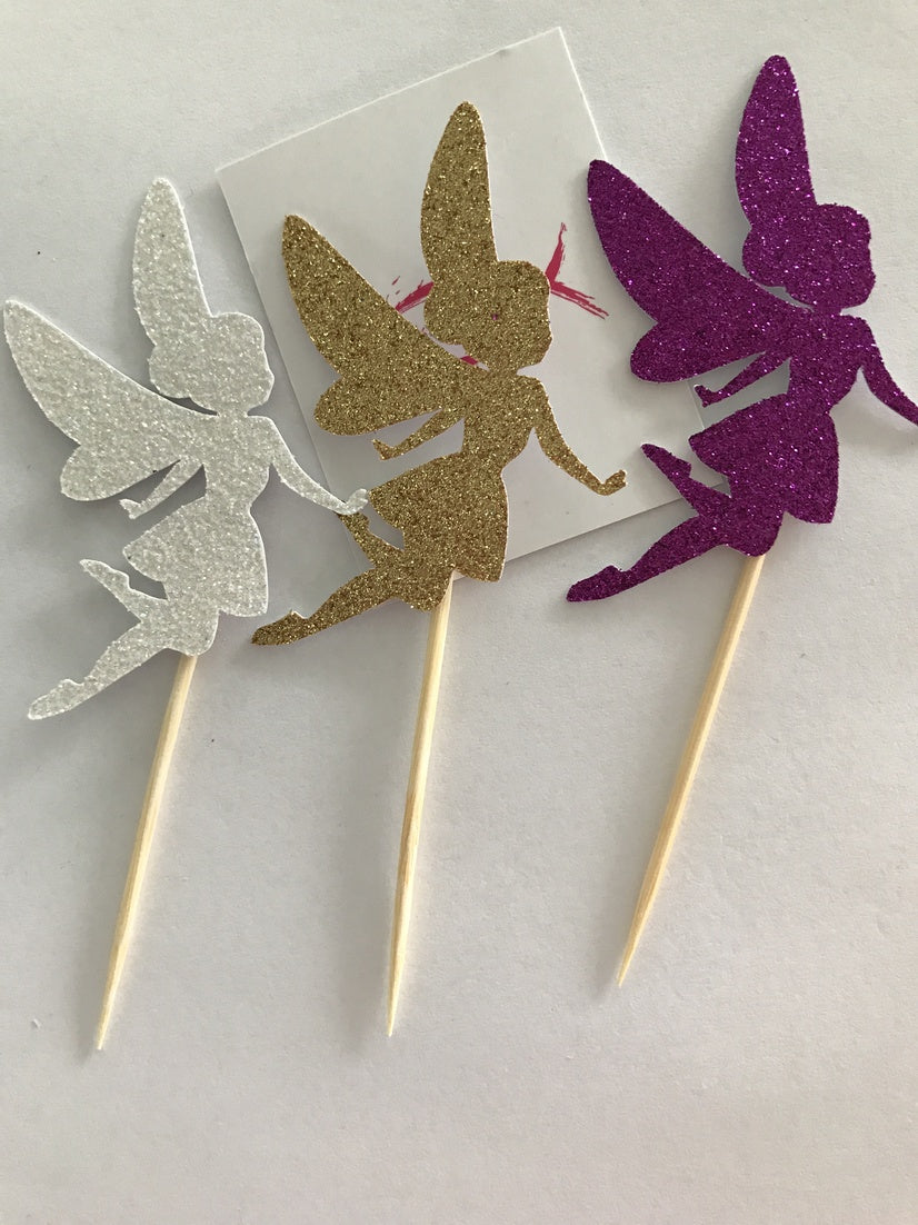 Glitter Fairy Cupcake Toppers