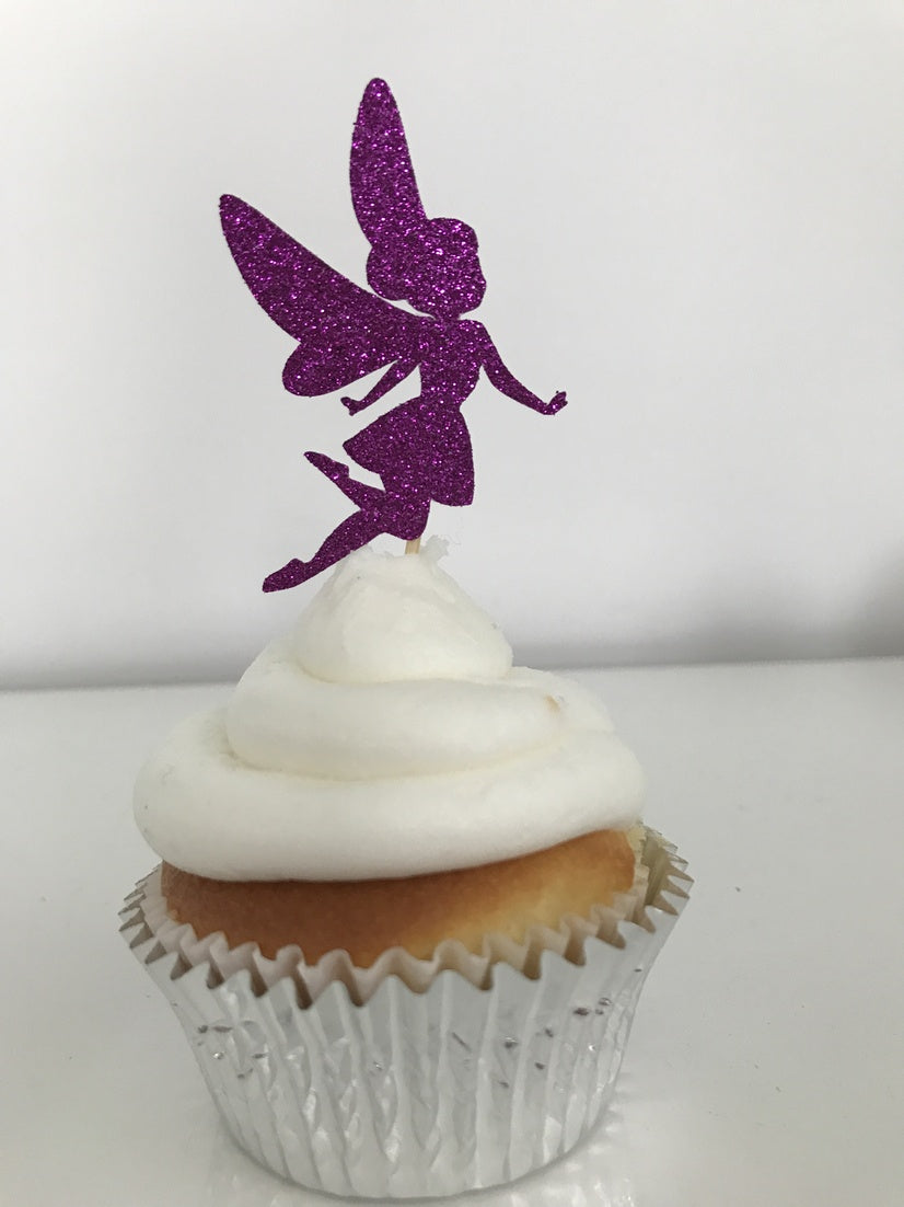 Glitter Fairy Cupcake Toppers