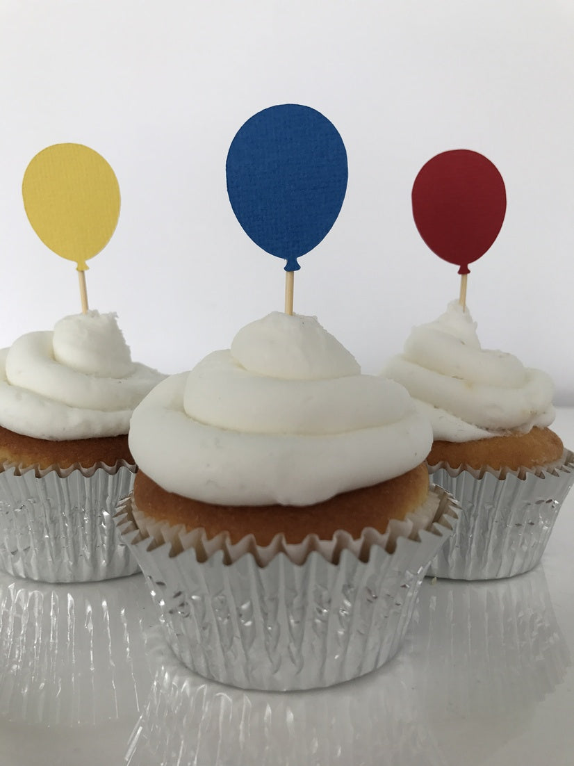 Balloon Cupcake Toppers