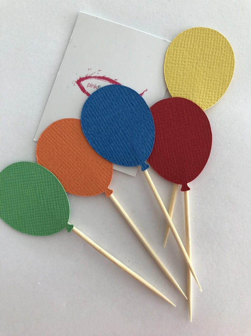 Balloon Cupcake Toppers