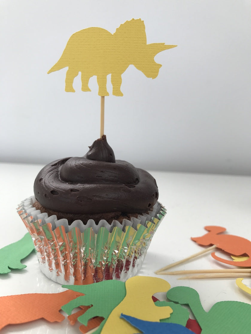 Dinosaur Cupcake Toppers