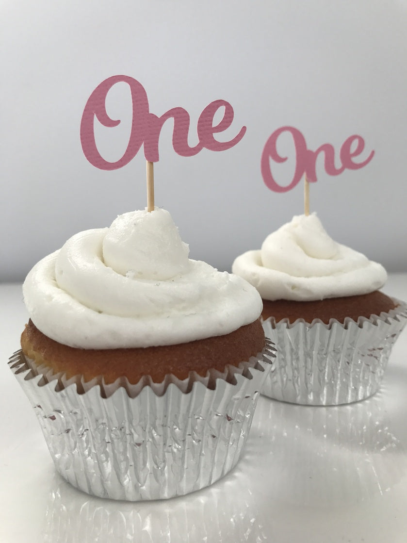 One Cupcake Toppers