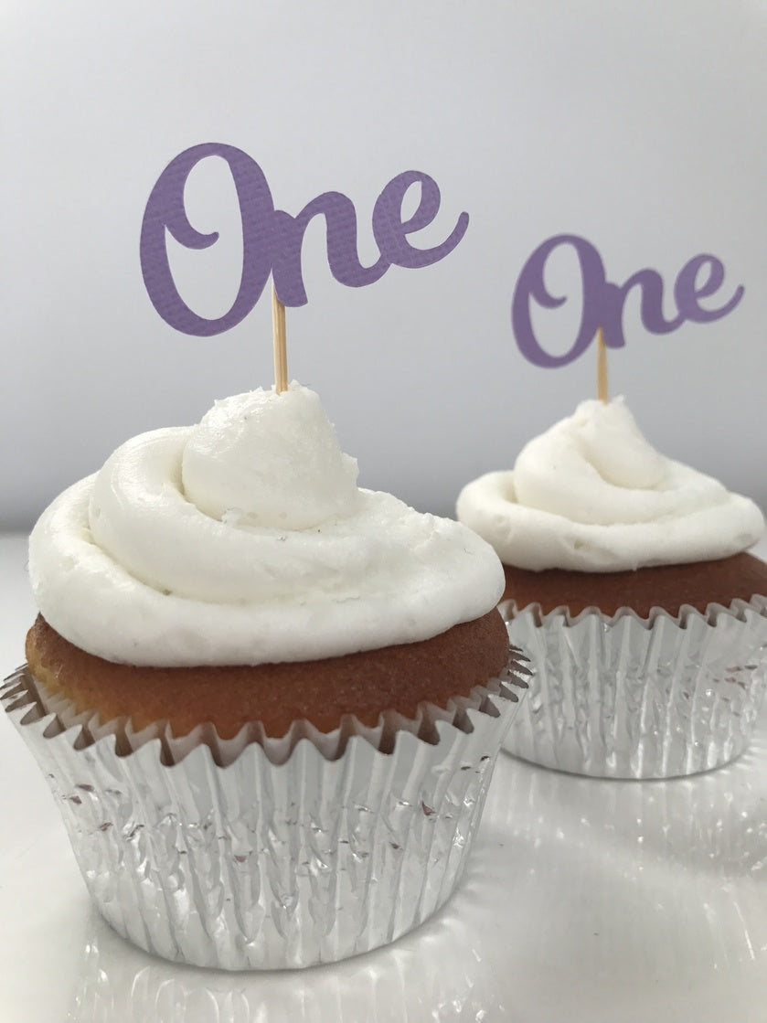 One Cupcake Toppers