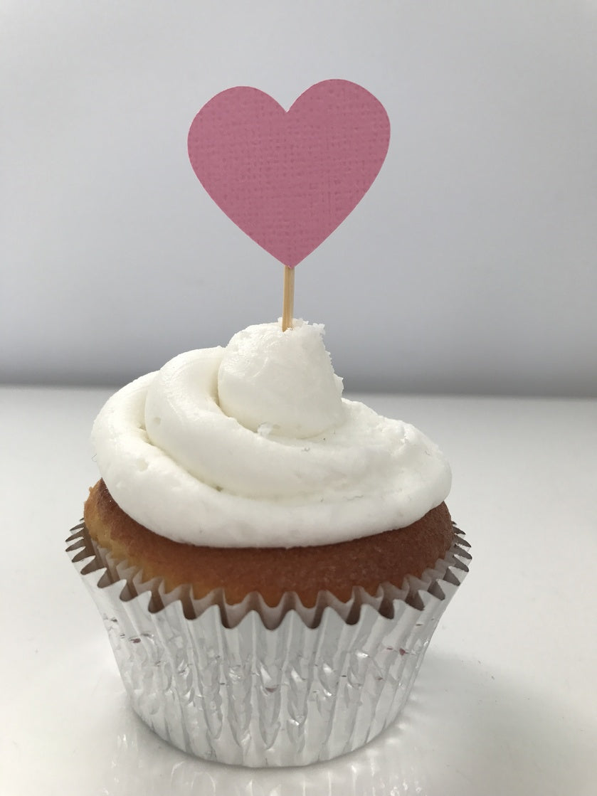 Heart Cupcake Toppers