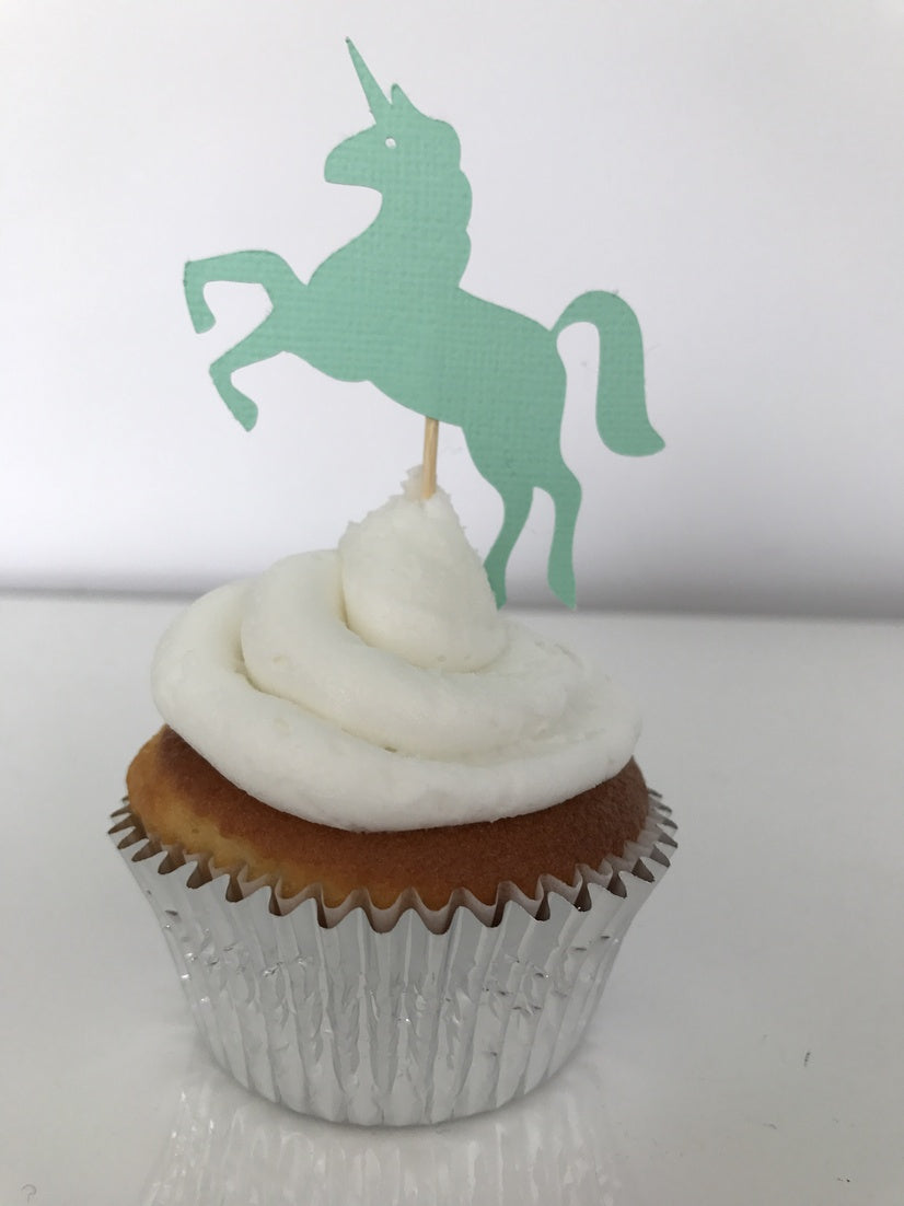 Unicorn Cupcake Toppers